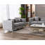 Causeuse simple en velours