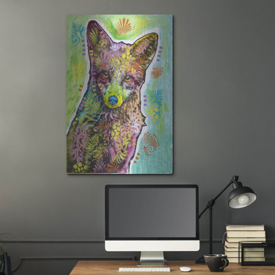 Art mural en métal Lark Manor ™ «What Manner Of Creature Are You» par Dean Russo