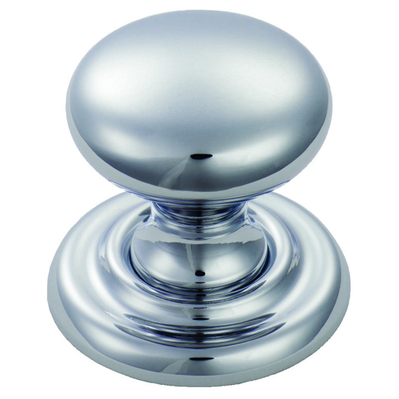 FTD VICTORIAN KNOB, Polished Chrome, 2.5cm
