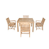 Windsor Outdoor 4 - Piece Teak Dining Set