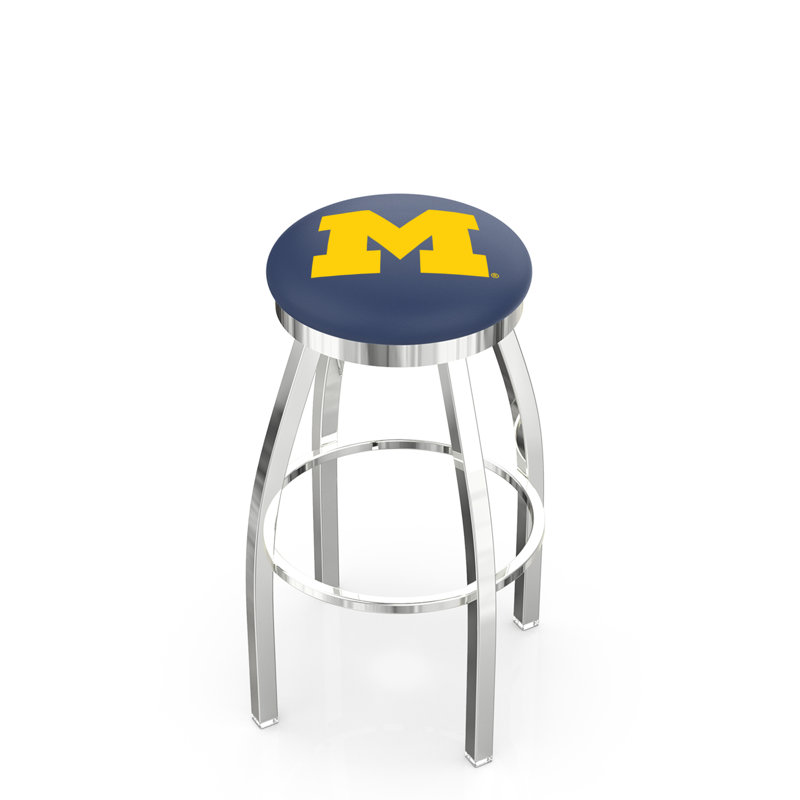 Tabouret tournant 36 "NCAA, Michigan, Chrome