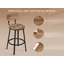 Annik Counter Stool with Metal Frame-108809394