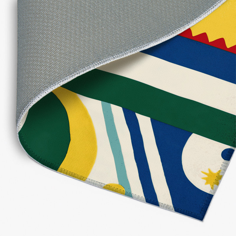 Bouncy Flair Indoor And Outdoor Area Rug, Rectangle 9' x 12'