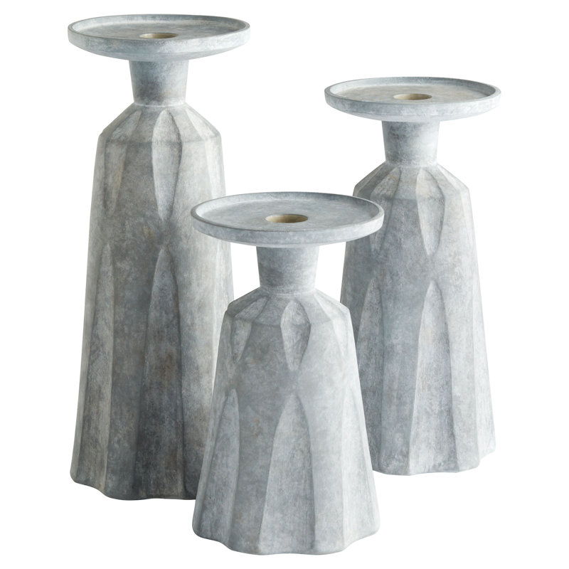 Attalus Candlestick, 12" H x 7" W x 7" D