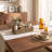 Wicker Storage Basket with Built-in Handles, Rectangular Bathroom Organizer for Toilet Tank, Vanity, Decor, Kitchen
