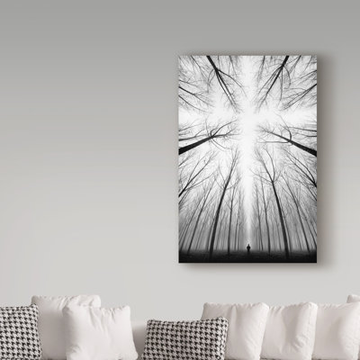 Art mural sur toile tendue - "La croix" par Marco Bizziocchi pour décoration de salon, de chambre à coucher ou de bureau - 30 x 47