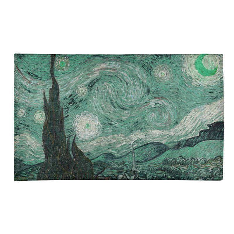 Tapis de salle de starry night, Rectangle 2 pi x 3 pi
