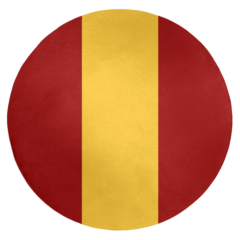 Chenille Indoor Rug, Round 5'