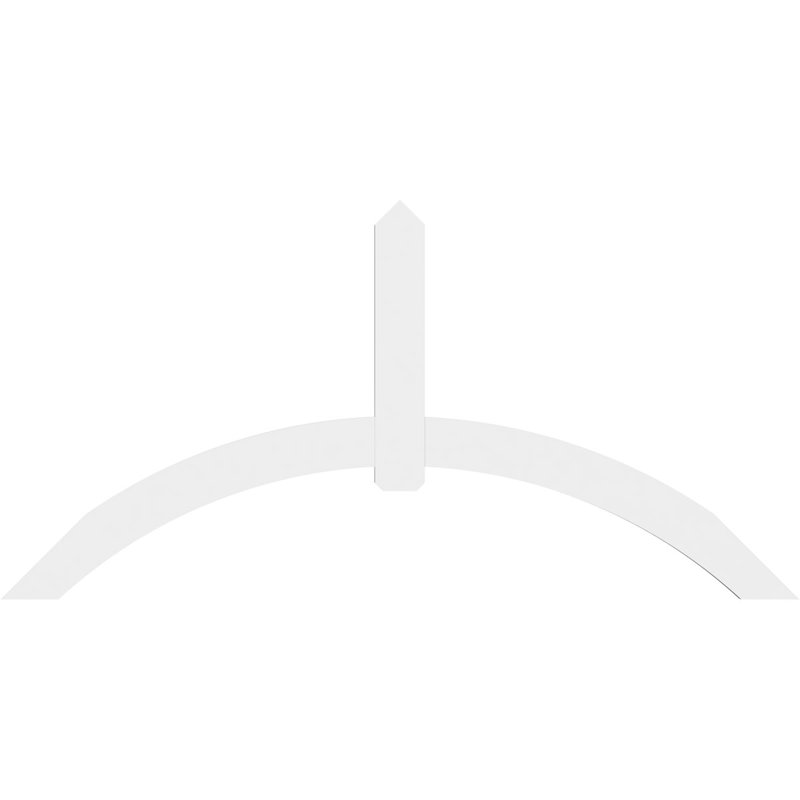Support pour pignon en PVC Archdale, H 48 po x l 96 po (pas: 12/12), P 2 po x F 6 po
