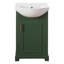 Ensemble de vanité de salle de bain de 50 cm (20 po), avec lavabo en céramique et porte à fermeture douce-1368538077