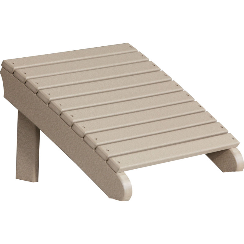 Repose-pieds adirondack en plastique deluxe Bowmans, Bois vieilli