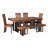 Kinsee Solid Wood Top Dining Table