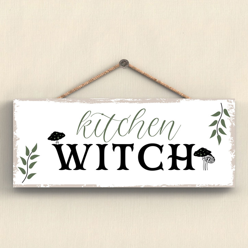 Kitchen Mushrooms Wooden Plaque