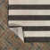 Hedya Two-Tone Wide Stripe Black/Beige Indoor/Outdoor Rug