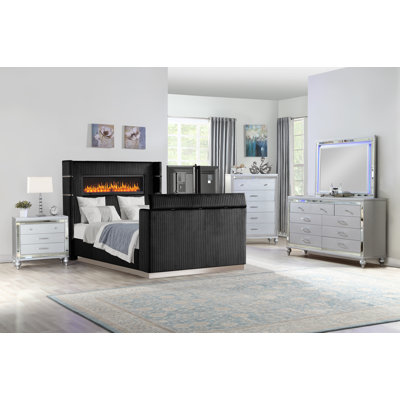 Ensemble de chambre à coucher tapissier Limann