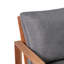 Chaise longue d'extérieur en bois d'acacia avec coussins Davies (ensemble de 2)