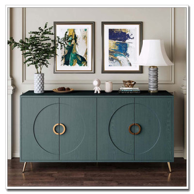 Buffet de luxe italien avec portes en relief