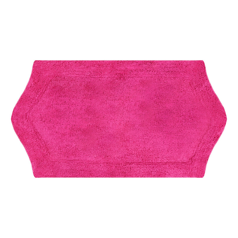 Tapis pour salle de bain Morissette, L 17 po x L 24 po, Rose millennial