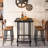 63" Narrow Home Bar Counter High Table