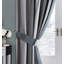 Naiya Polyester Room Darkening Pencil Pleat Curtains Pair-1785845414-1785845435