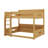 Queen Over Queen Bunk Bed With Storage Shelves & USB Charging Ports-1213784379