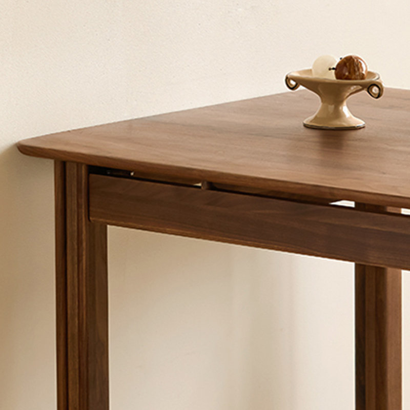 Nouvelle table de salle à manger rectangulaire en noyer massif., H 29,92 po x L 62,99 po x l 31,5 po