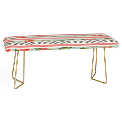Banc recouverts de tissu d'ameublement