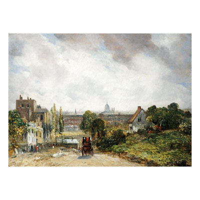 " View Of The City Of London " by John Constable
