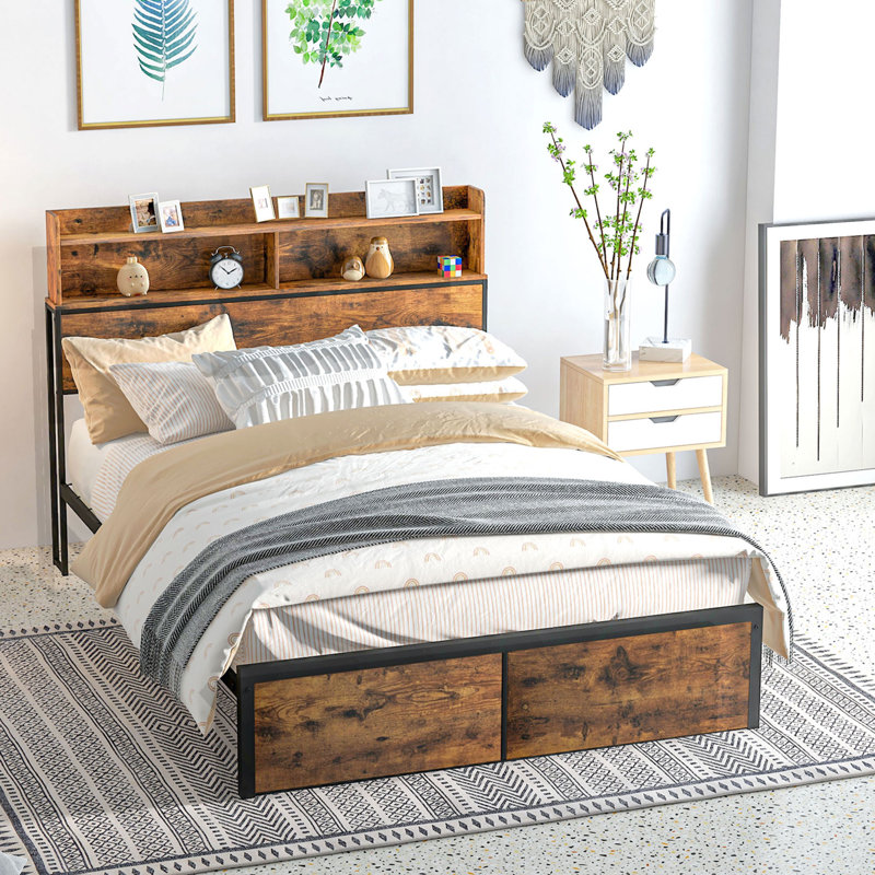 Ducan Bed, Double (4'6)