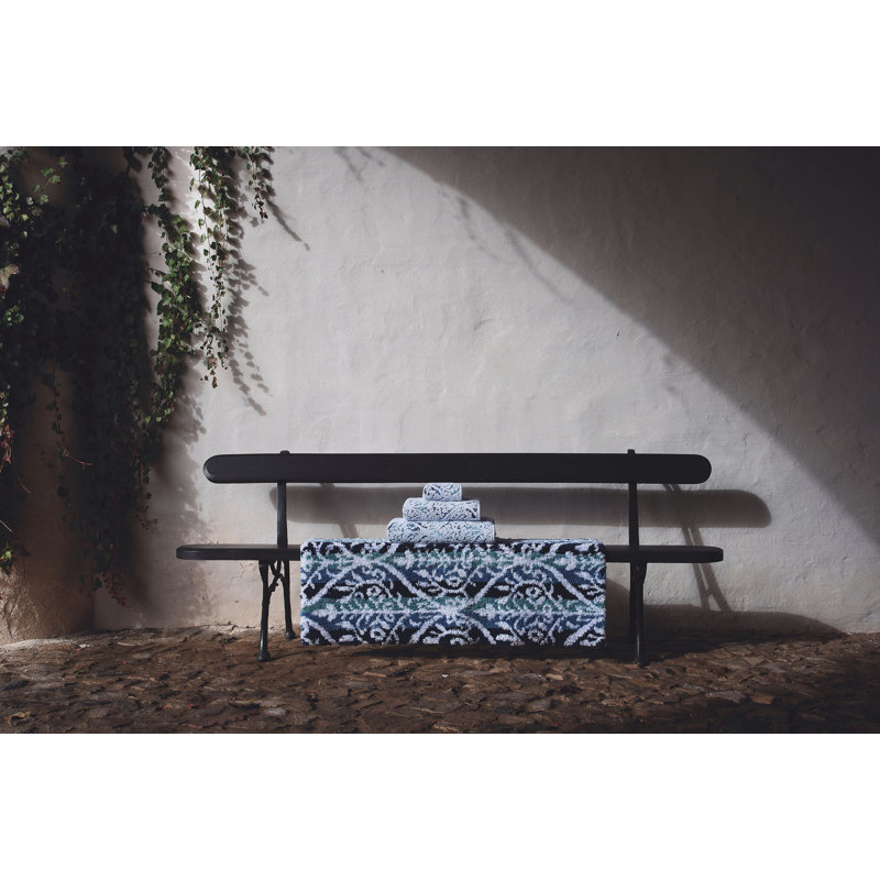 Firenze Bath Rug, 24'' W x 39'' L, Dark Blue