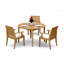 Lagos Outdoor Teak Dining Set-864313363-1026712112