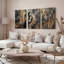 Ensemble de 3 tableaux sur toile « Mystic Hand Art » pour la décoration du salon, de la chambre et de la maison.-129393999