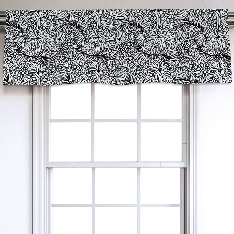 Sateen Ruffled Window Valance