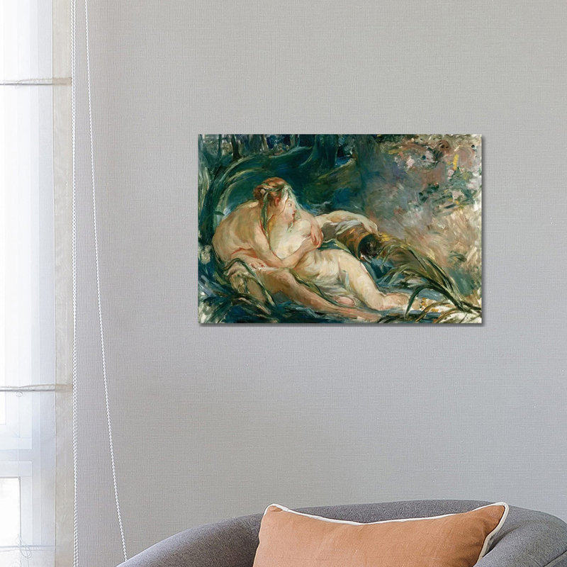 Apollo Appearing To Latone (After Boucher) by Berthe Morisot - Wrapped Canvas Painting, 66.04 cm H x 45.72 cm W