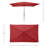 6 Piece Set, Weston Table with 4 Chairs, 10-Foot Rectangular Umbrella Red-122872625-122872627