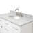 Macnair 42" Single Bathroom Vanity with Carrara White Marble Top-85364359