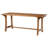 Farmhouse 70.9" Solid Wood Rectangular Dining Table with Curved Legs for 6