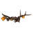 Wrought Iron Flush Mounted Sconce