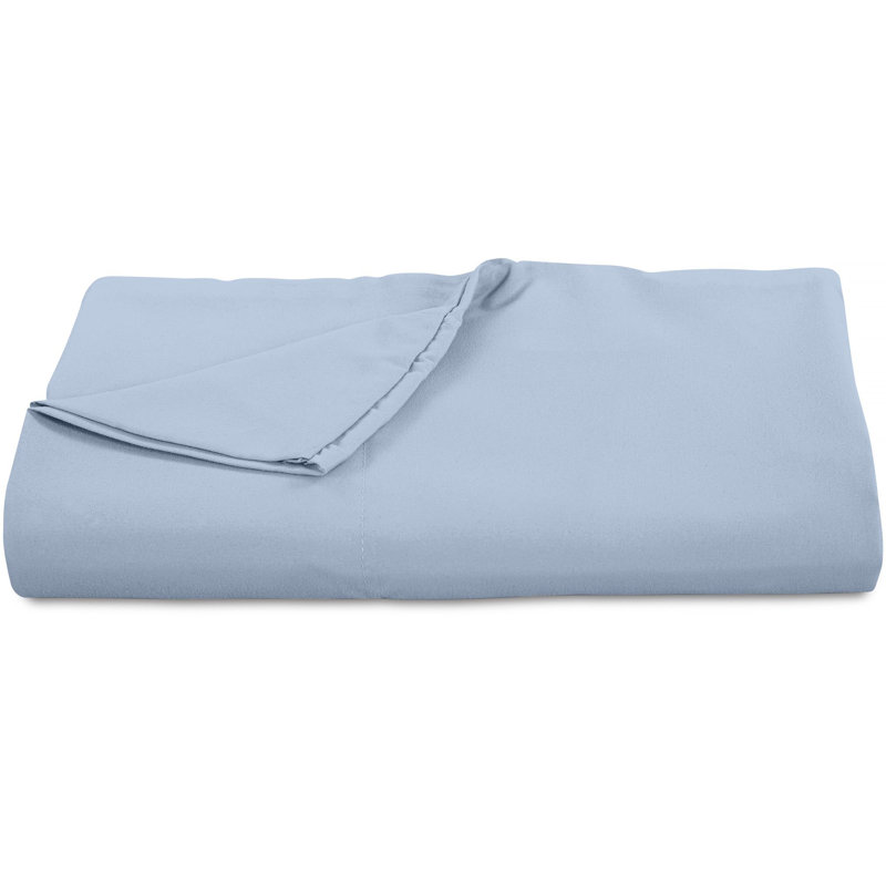 Royale Linens 300 Thread Count 100% Long Staple Combed Cotton Flat Sheet - Super Soft - Top Sheets - Flat Sheet Sold Separately - Breathable, Cool & Crisp Percale Sheets Only