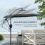 Parasol en porte-à-faux 115,4 po Peyter-573362934