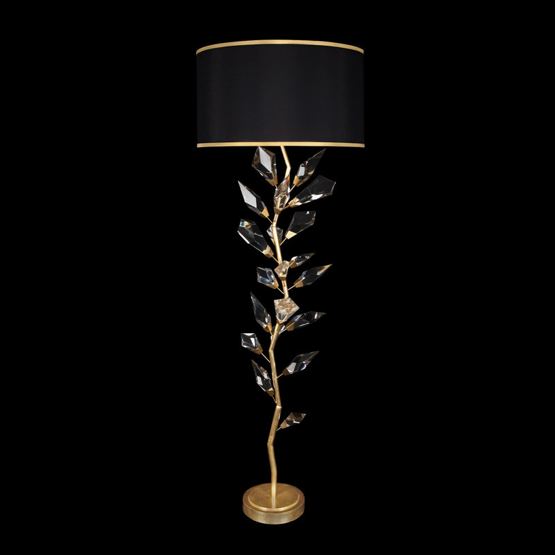 Foret Tree Floor Lamp, Gold, Black