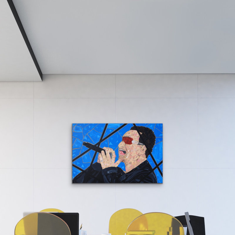 Bono Painting by Eddie Bruckner