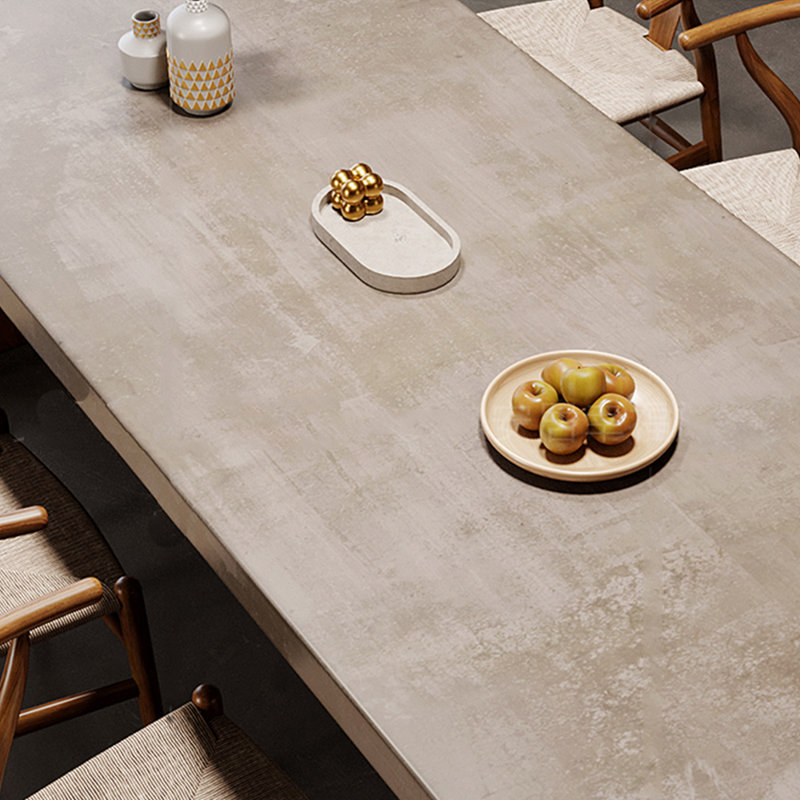 Ensemble de table en bois massif de haute qualité de style moderne, 29.5"H x 86.6"L x 35.4"W