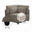 Modulaire Ralph - Wedge avec 3 coussins