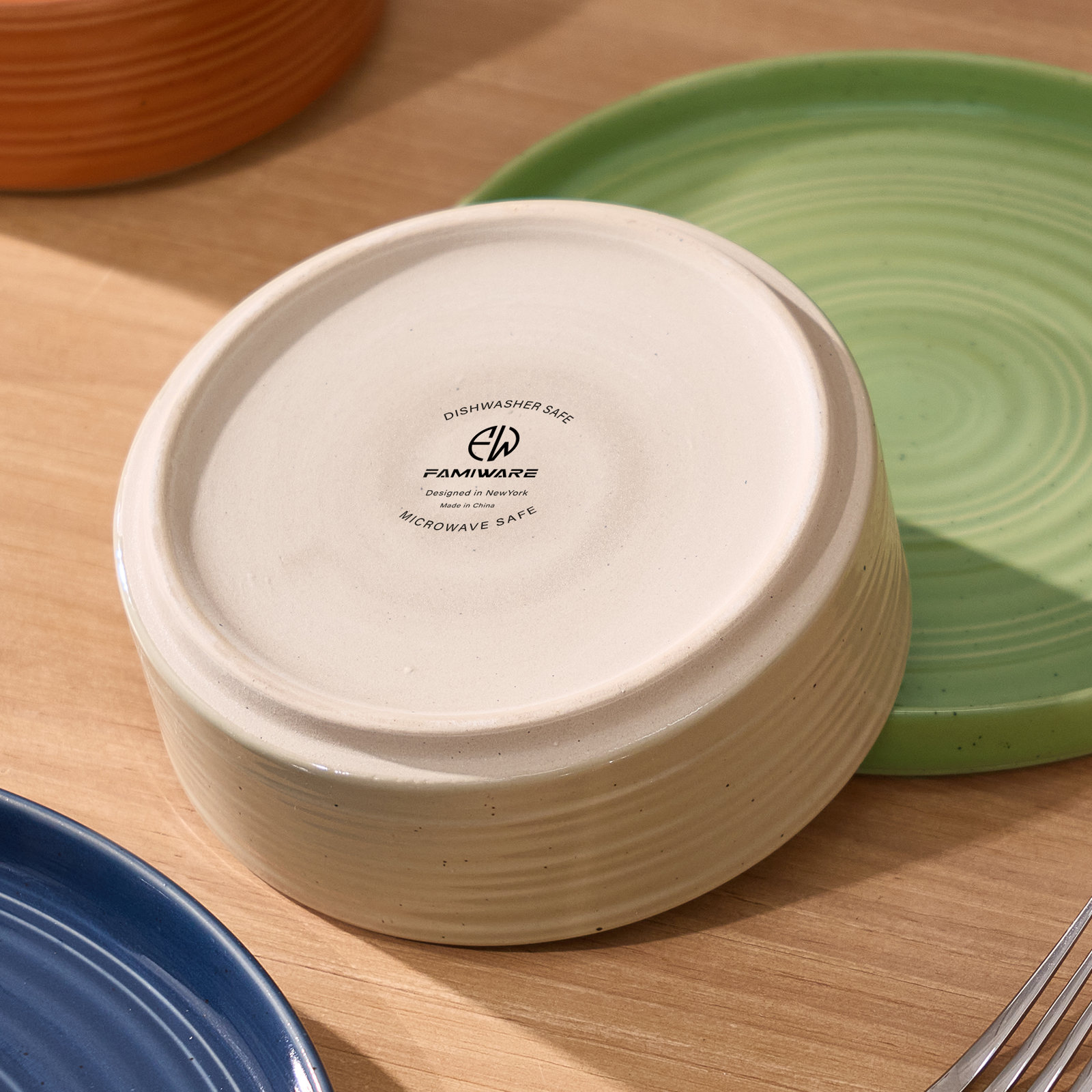 Zaiden Stoneware Dinnerware Set, Earth Tone