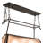 Rustic Lodge Handcrafted Rectangle Hanging Pot Rack