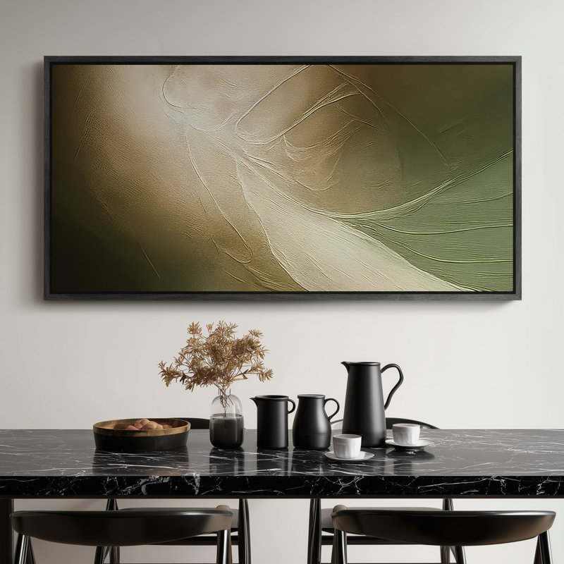 Très grand art mural rétro encadré pour art classique, H 30 po x l 60 po, Noir