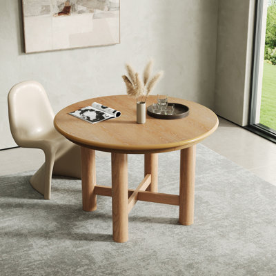 Wood Extendable Oval Dining Table
