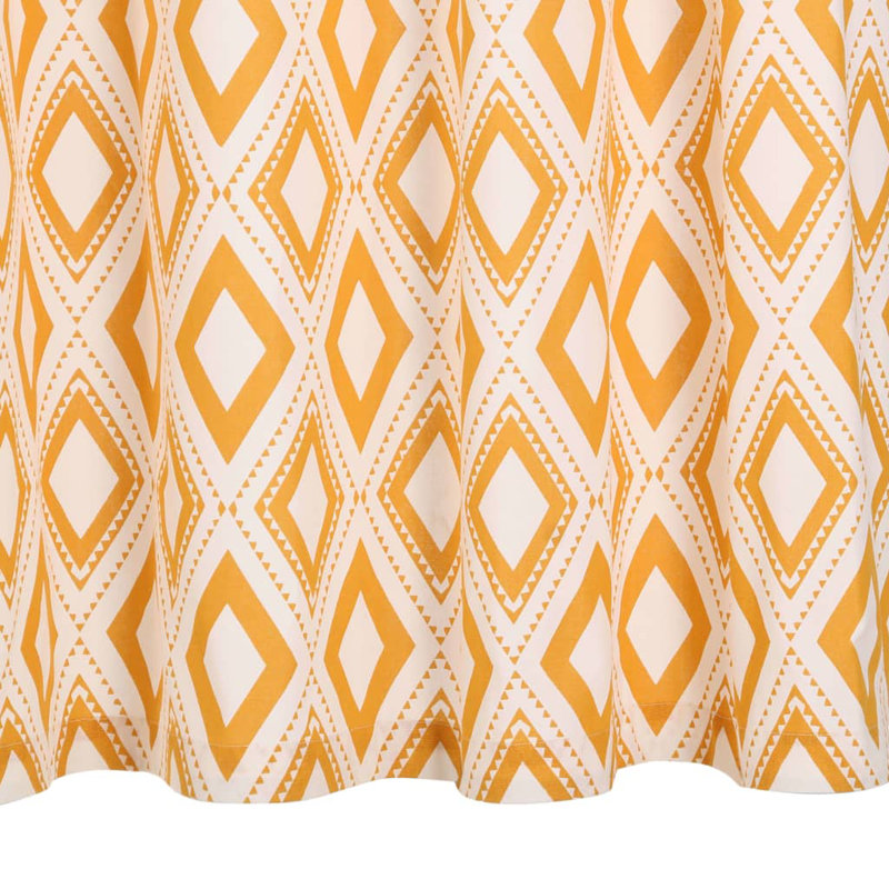 Pierpoint Cotton Room Darkening Curtain Pair, 140 W x 225 D cm