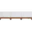 Canapé d'extérieur avec coussins 103,5 po Rio